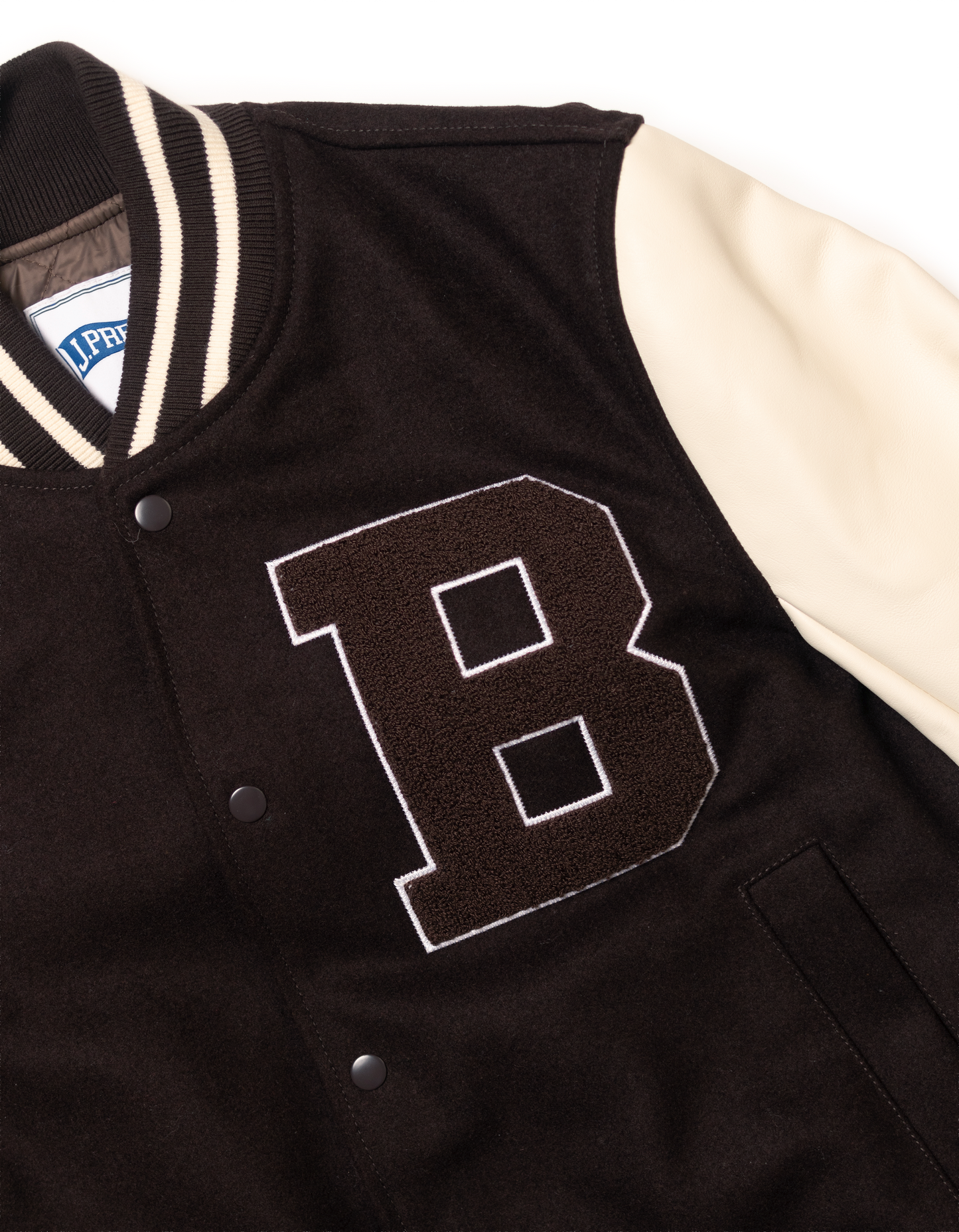 BROWN VARSITY JACKET - BROWN