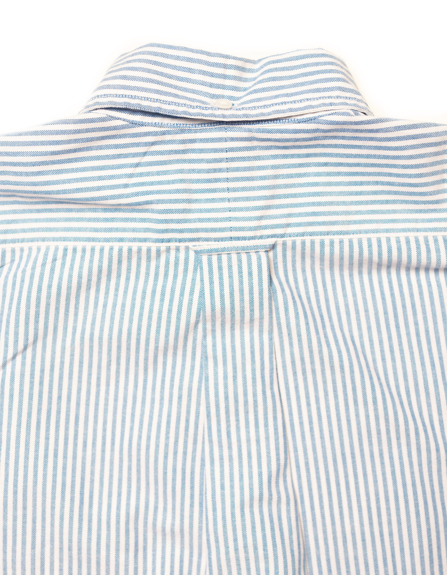 ZEPHYR WEIGHT OXFORD SPORT SHIRT - BLUE STRIPE