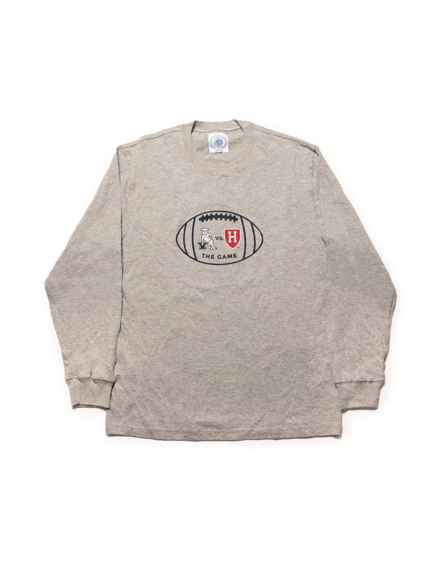 YALE X HARVARD T-SHIRT - GREY