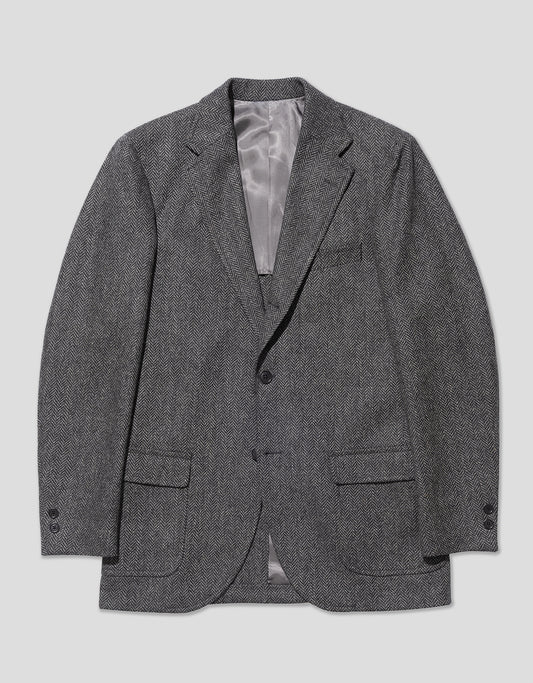 GREY HERRINGBONE SPORT COAT