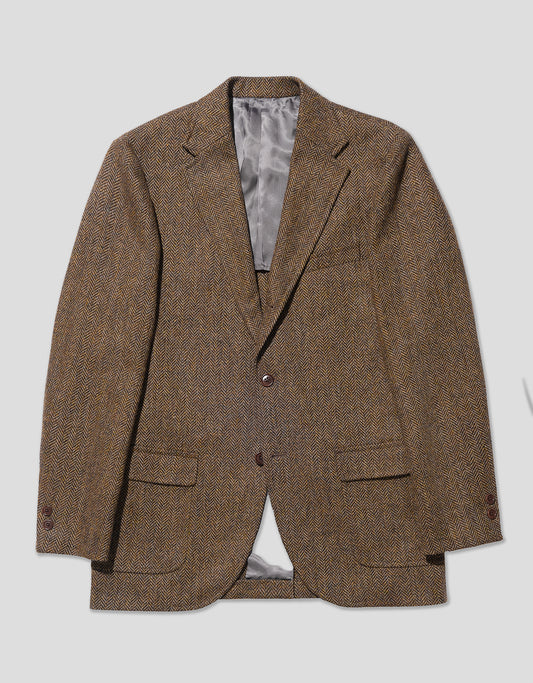 BROWN/OLIVE HERRINGBONE SPORT COAT