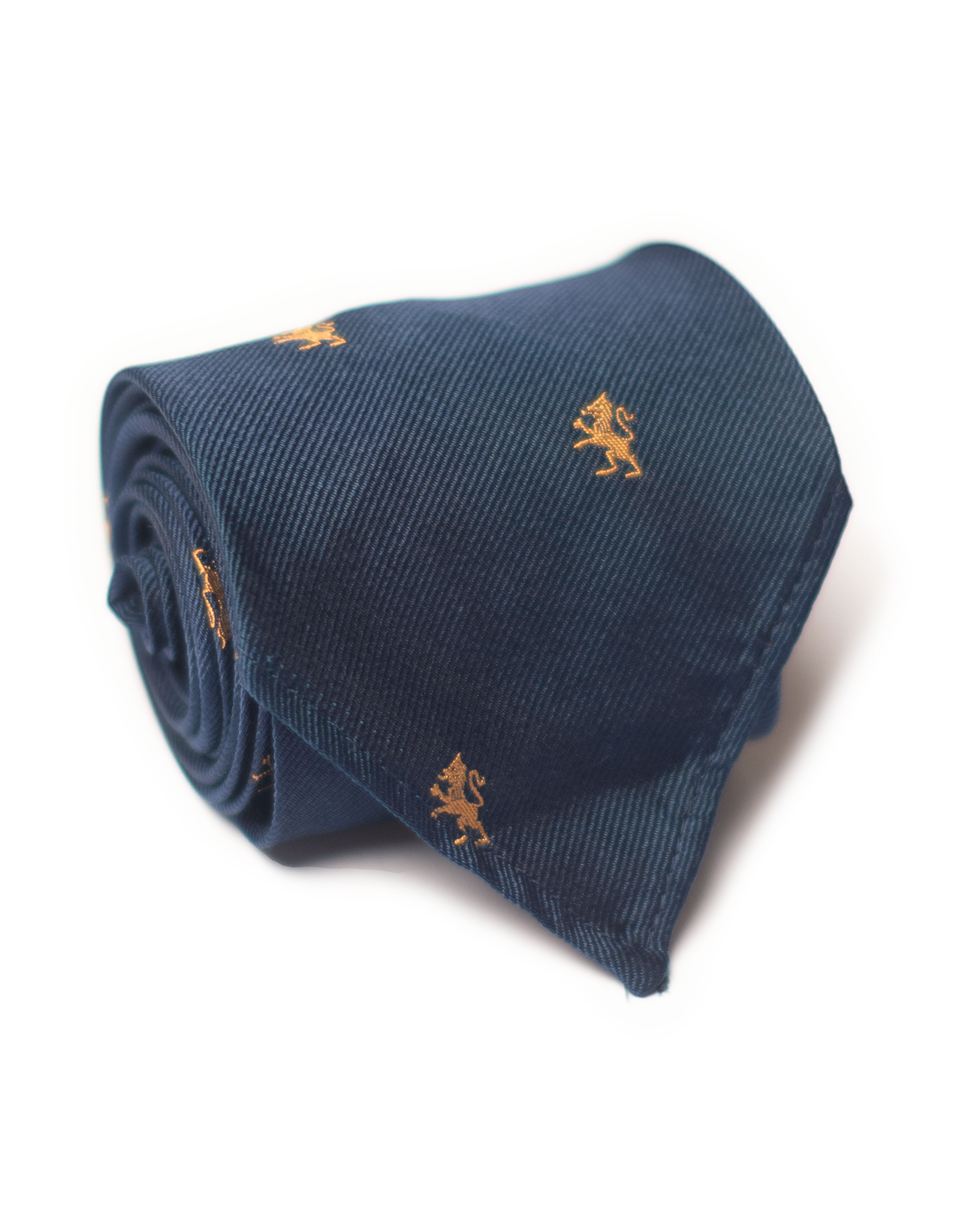 EMBLEMATIC GRIFFIN UNLINED TIE  - NAVY