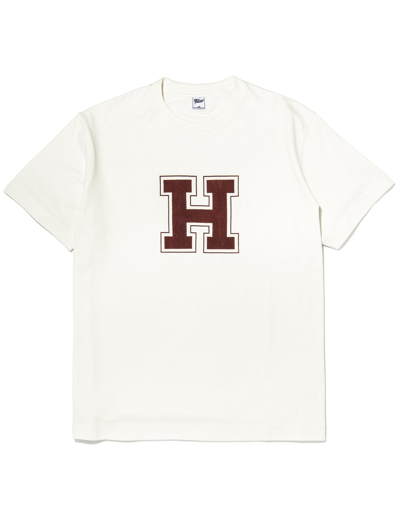 HARVARD "H" T-SHIRT - WHITE