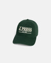 J. PRESS Green Three-Bar Dad Hat