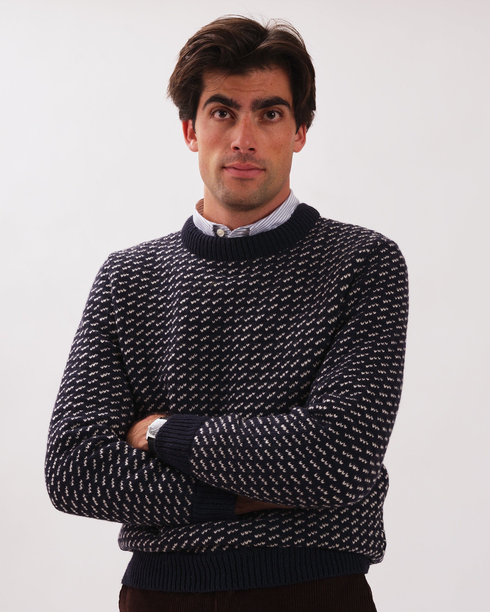 Made-in-Norway Fisherman Wool Sweater - Classic Fit