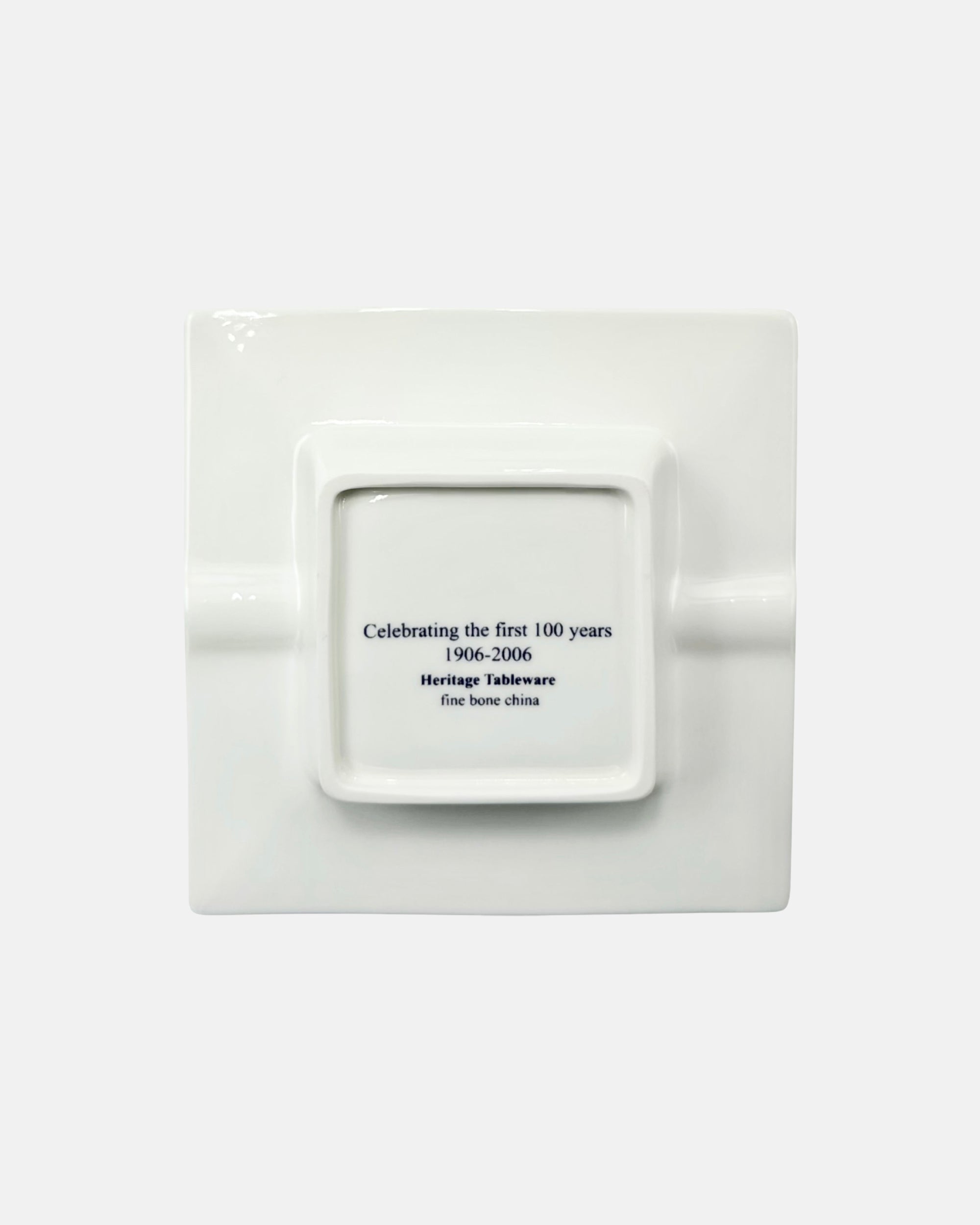 Vintage Ritz London Hotel 100 Year Anniversary Porcelain Ashtray