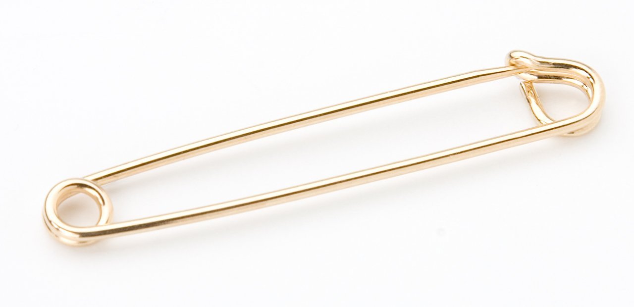 Safety Pin Gold5