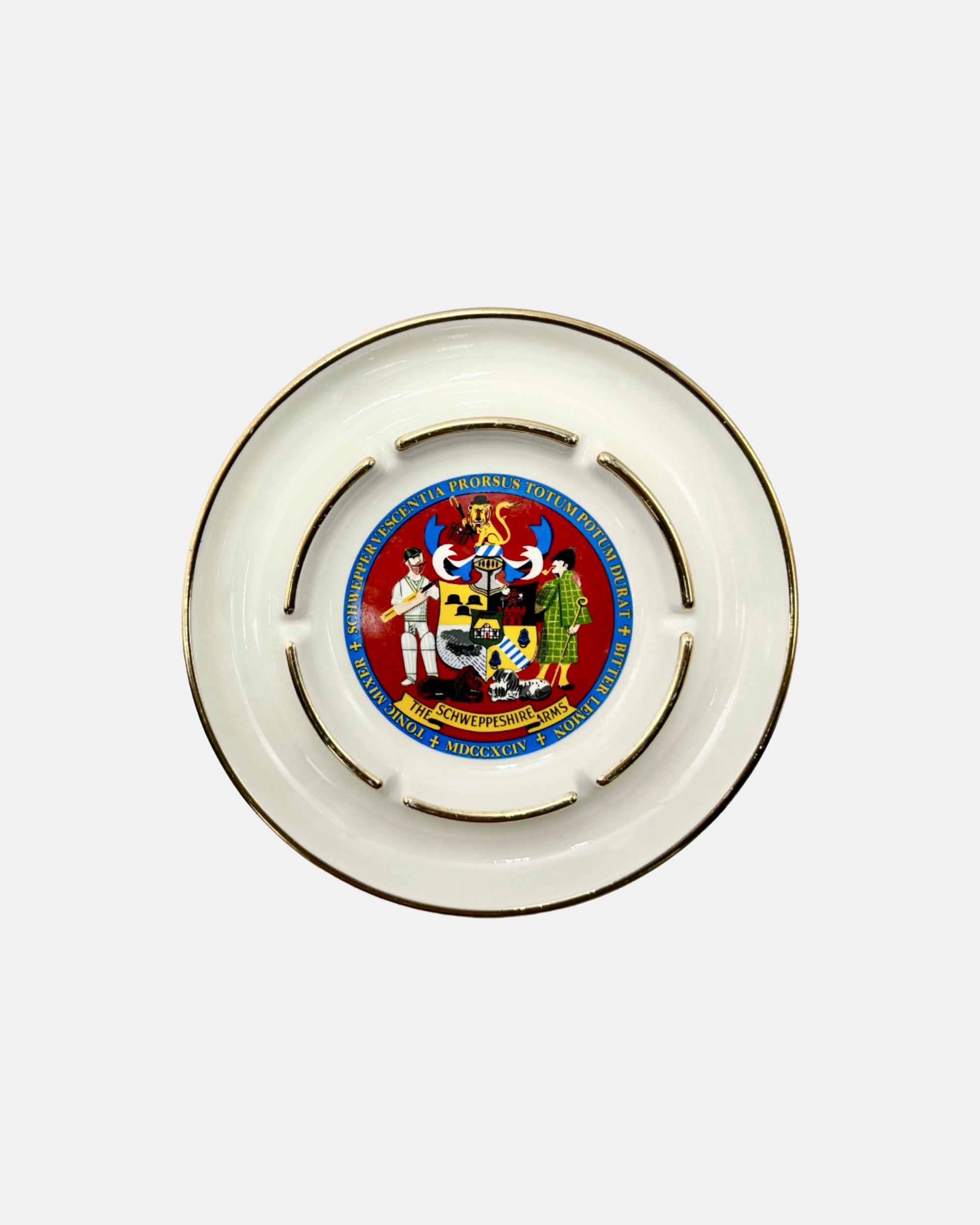 Vintage Schweppes Ceramic Ashtray