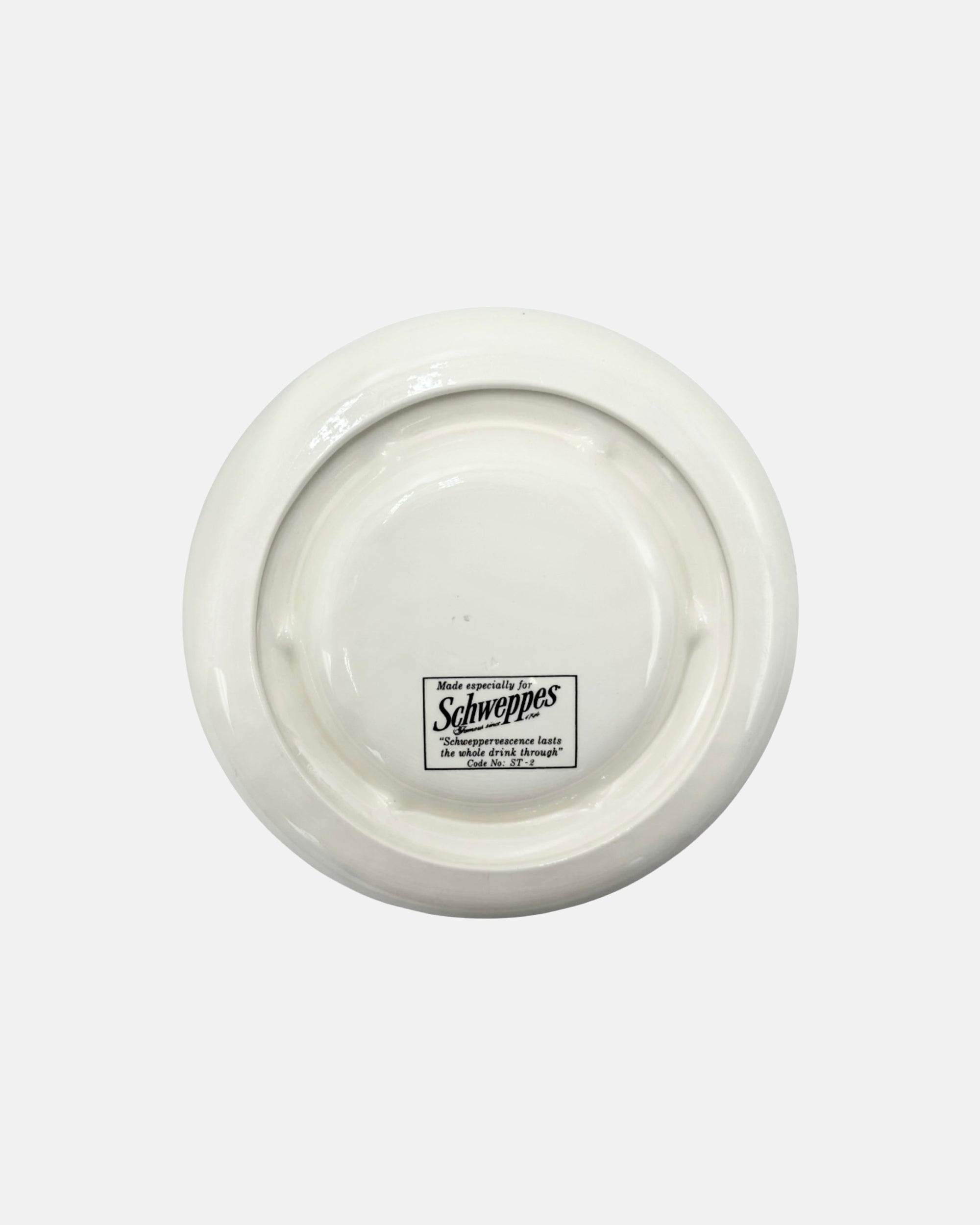 Vintage Schweppes Ceramic Ashtray