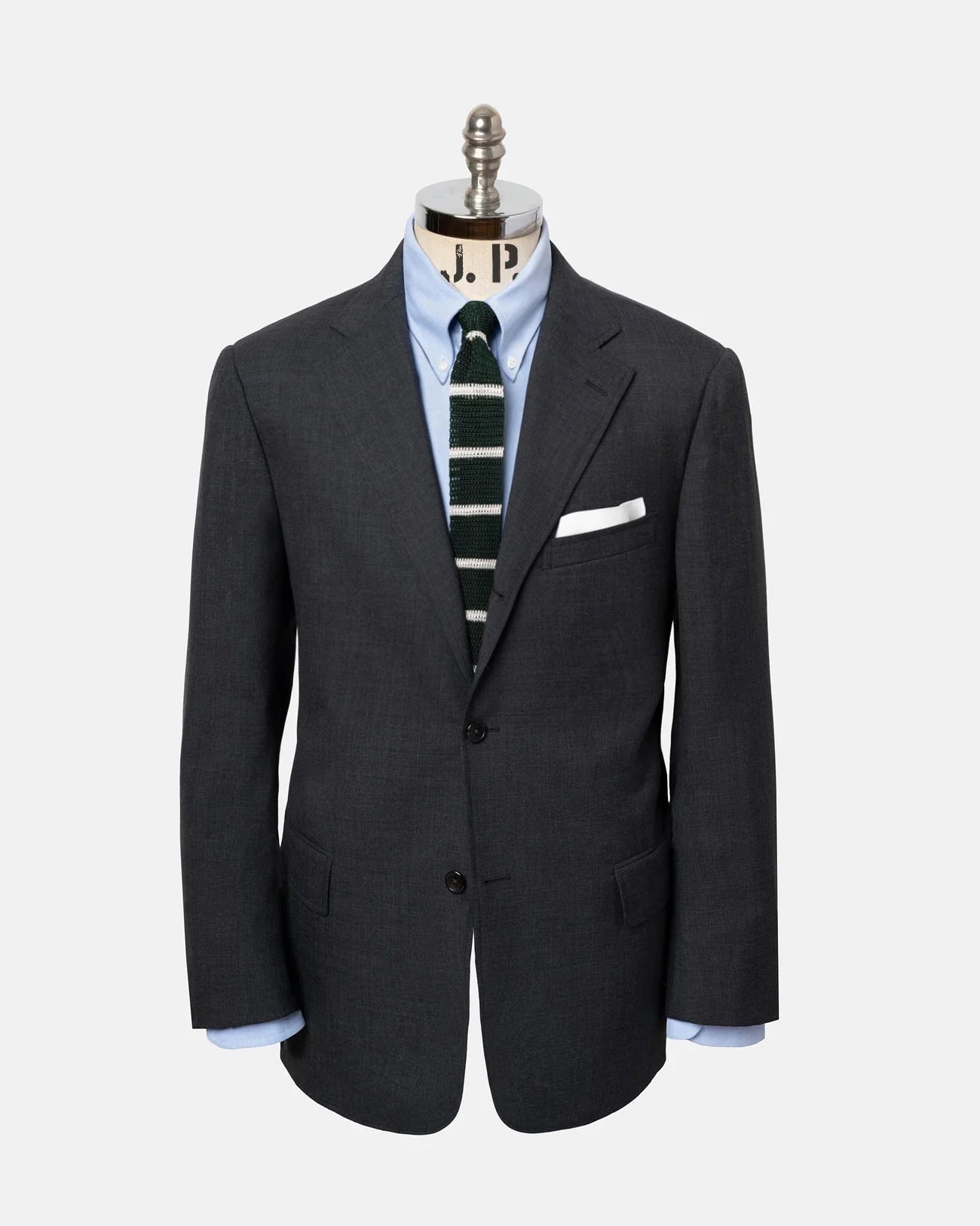 スーツ j.press dormeuil wool suits Charcoal Solid Suit - Trim Fit | J.PRESS