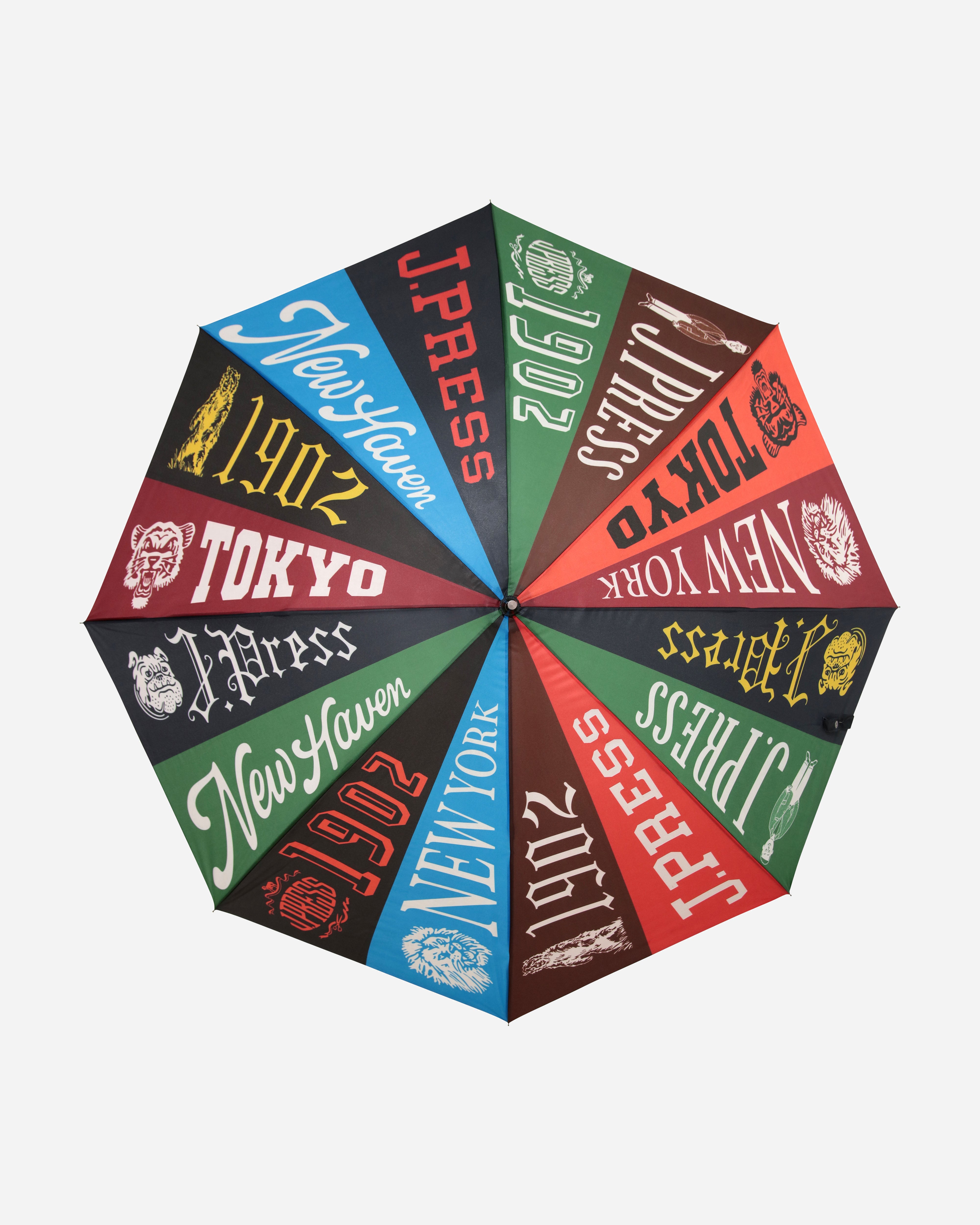 J. Press Heritage Pennant Stick Umbrella