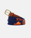 UVA Life Needlepoint Belt