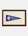 Yale Framed Vintage Pennant