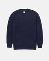 Navy Wool Crewneck Sweater - Trim Fit