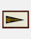 Purdue Framed Vintage Pennant