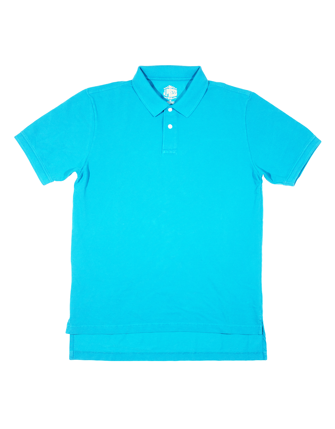 SOLID PIQUE POLO - AQUA – J. PRESS