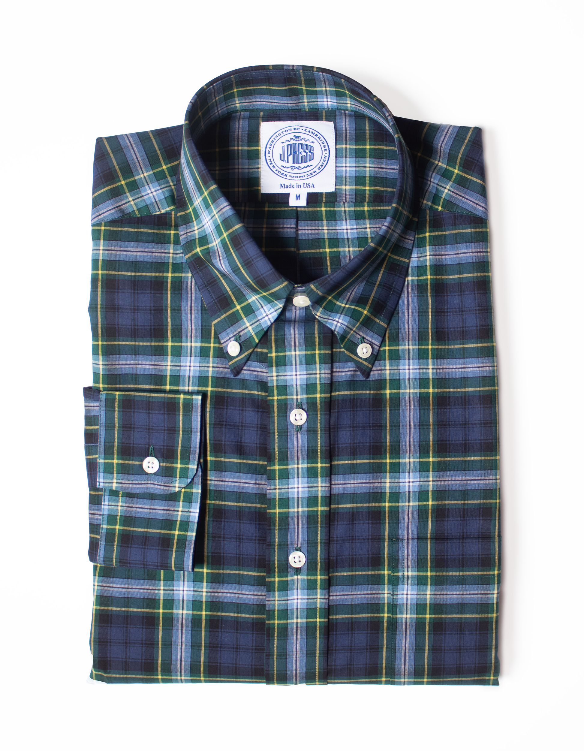Navy and deals green plaid shirt