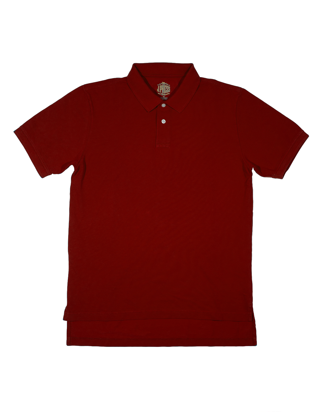 SOLID PIQUE POLO - BURGUNDY