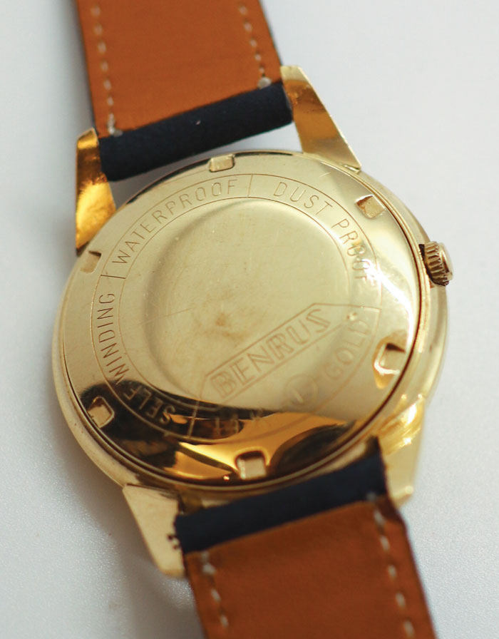 1960s Benrus 14K Yellow Gold Automatic