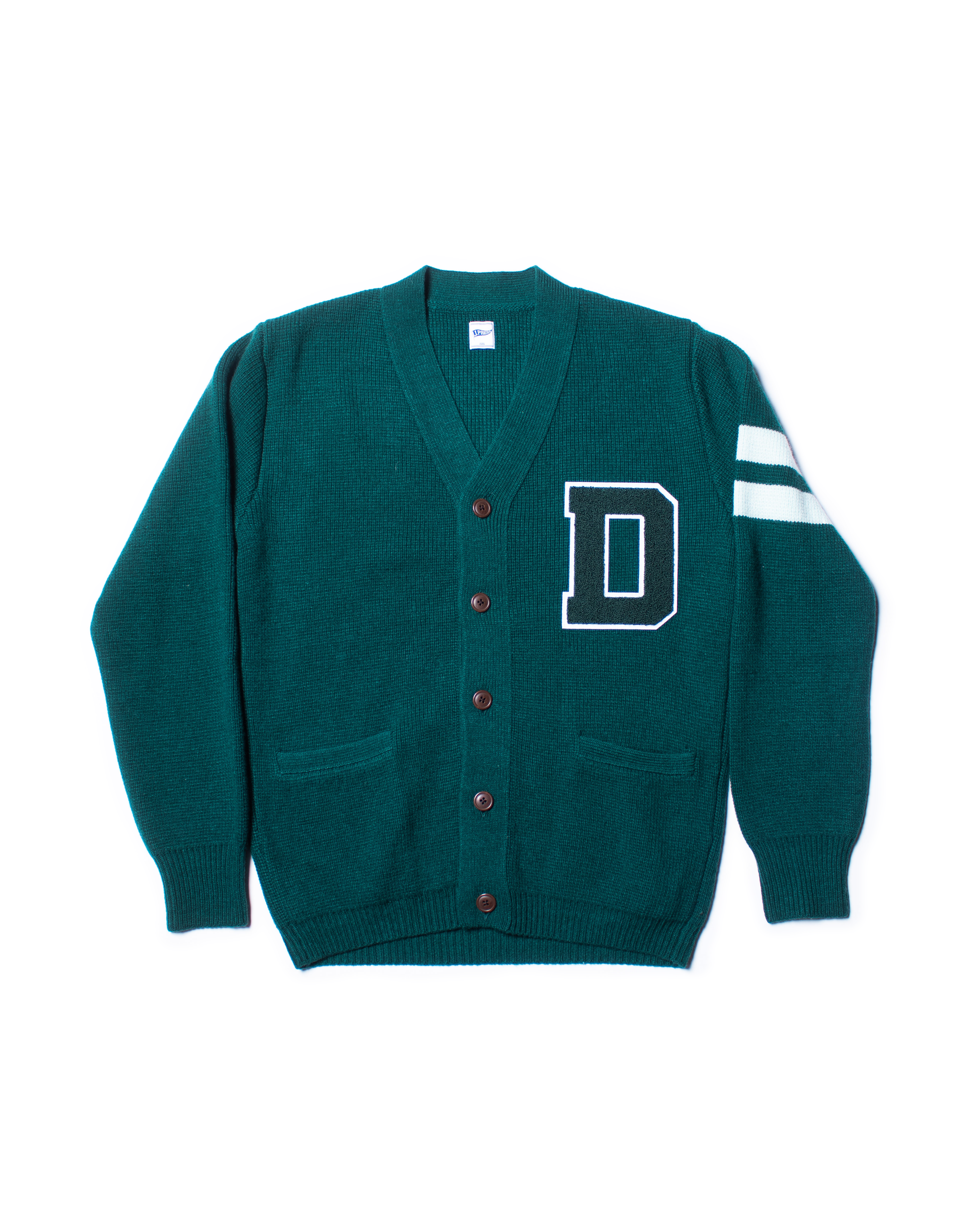 DARTMOUTH VARSITY CARDIGAN GREEN