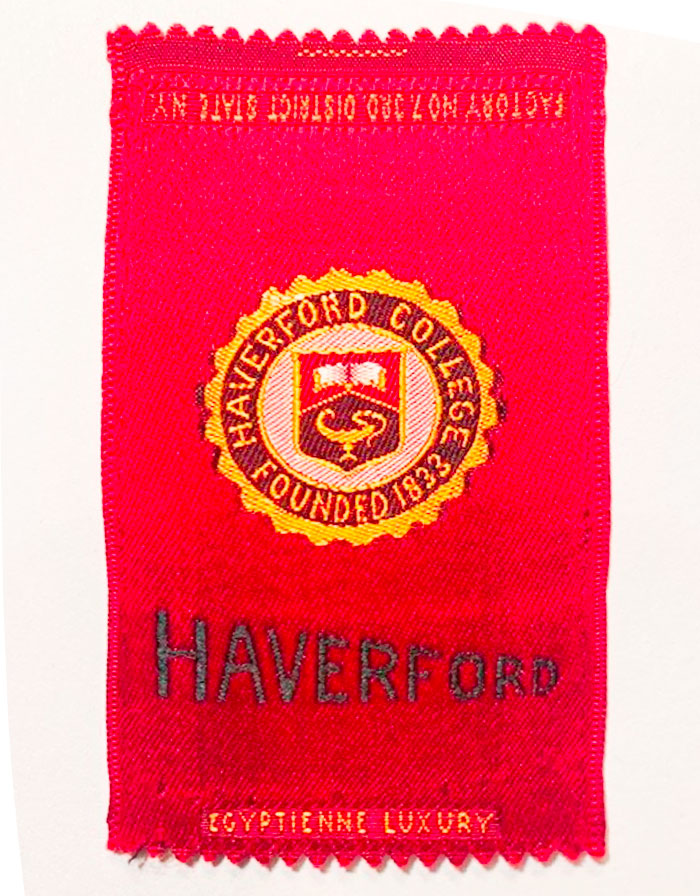 Haverford College Silk Paperweight