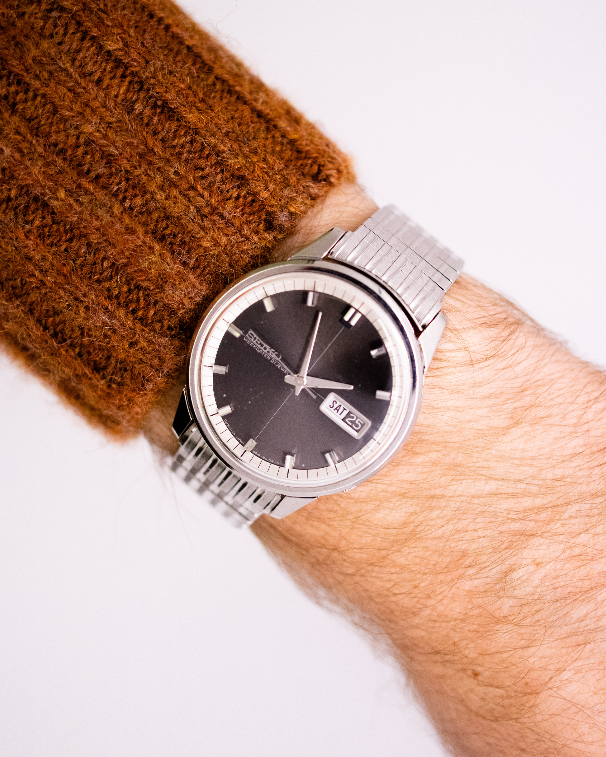 Seiko weekdater 21 sales jewels