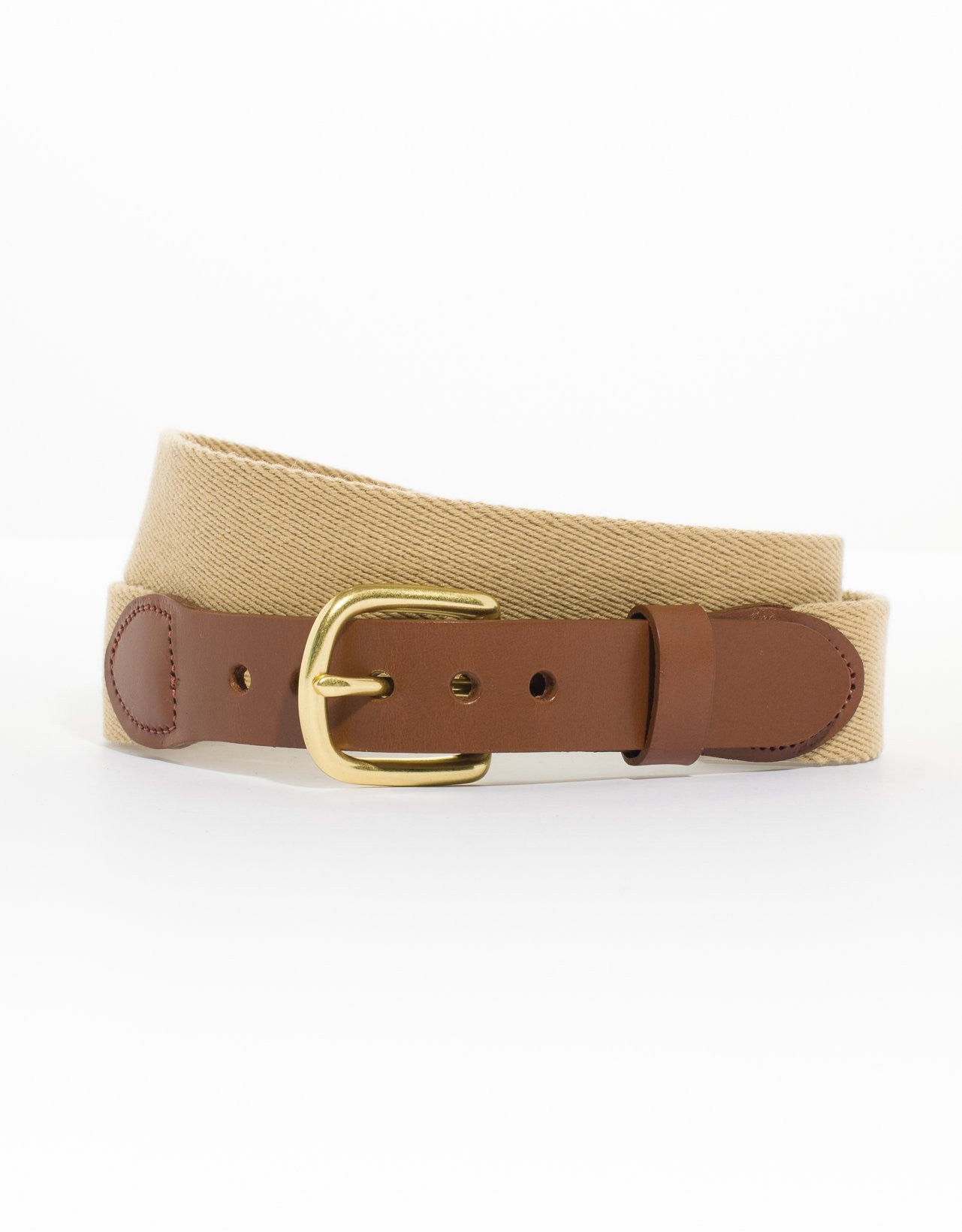 SURCINGLE BELT - KHAKI - J. PRESS