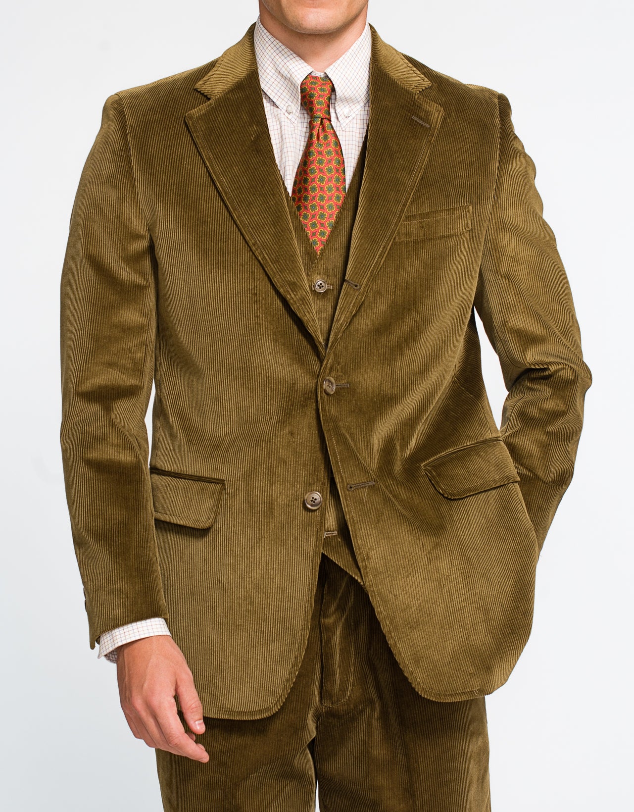 Brown/Olive Corduroy Sportcoat | Men's Dress Clothes - J. Press – J. PRESS