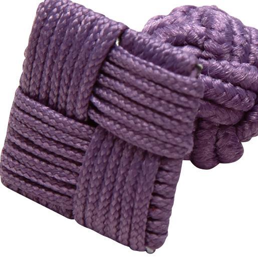 Silk Knots Square Purple