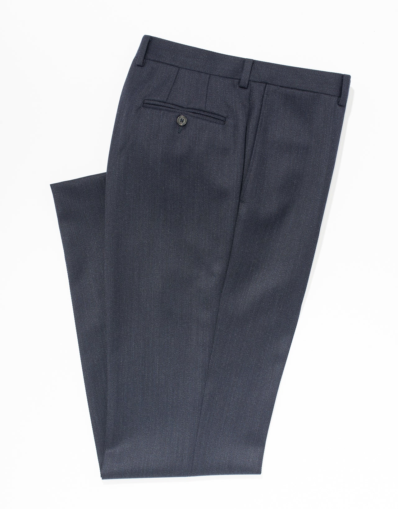 BLUE WHIPCORD TROUSERS