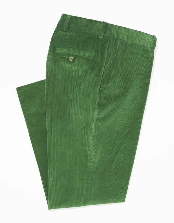 BRIGHT GREEN CORDUROY PANTS