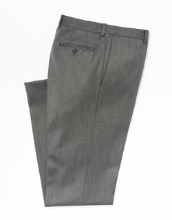 GREY WHIPCORD TROUSERS