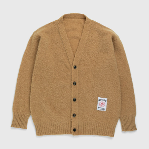 J. PRESS X HIGHSNOBIETY SHAGGY DOG CARDIGAN - TAN