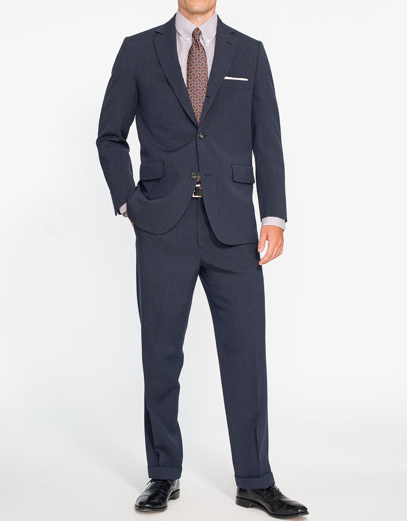 BLUE TWILL SUIT - CLASSIC FIT
