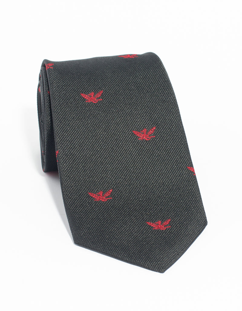 EMBLEMATIC WHIFFENPOOFS TIE - BLACK