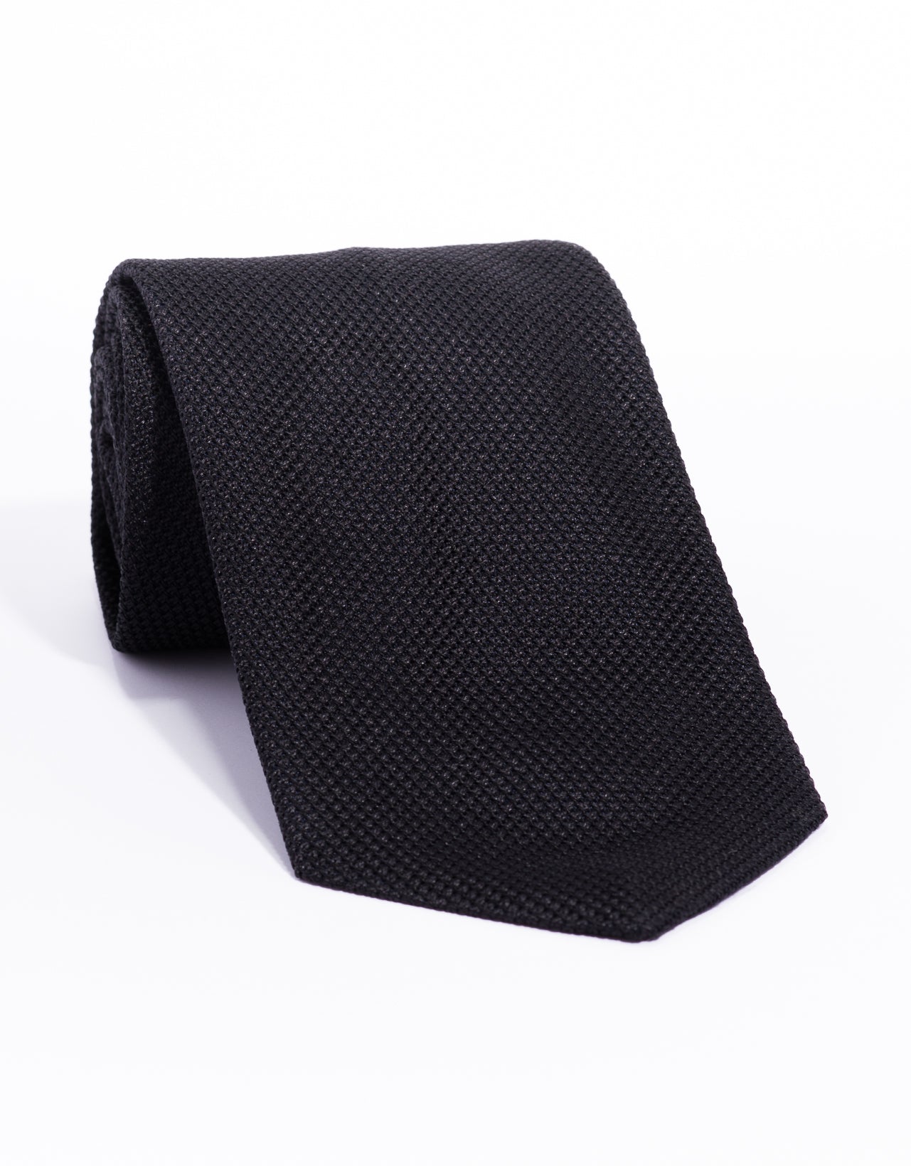 Grenadine Tie Black