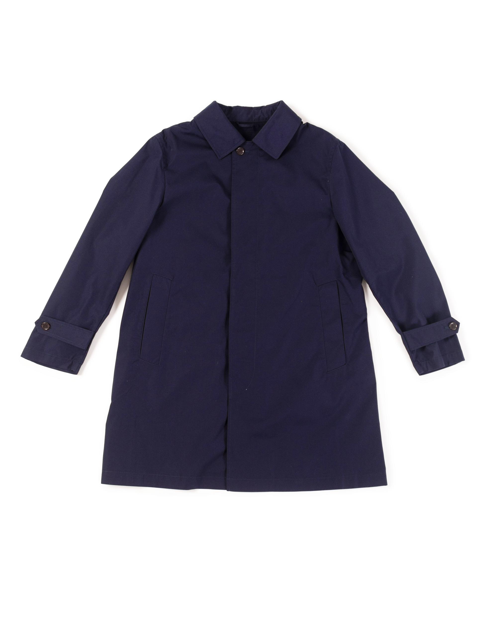 Navy short trench coat sales