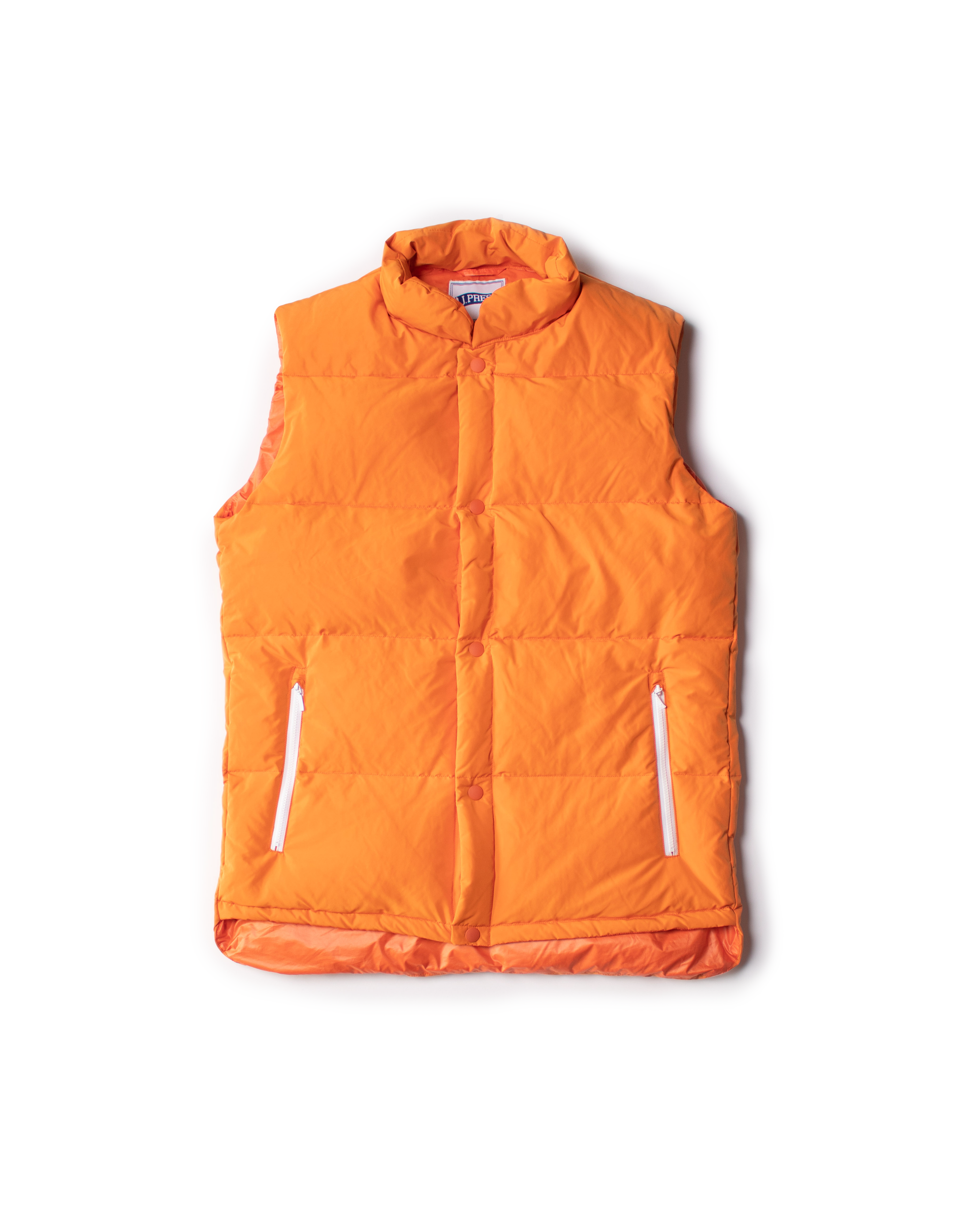 Puffy shop orange vest