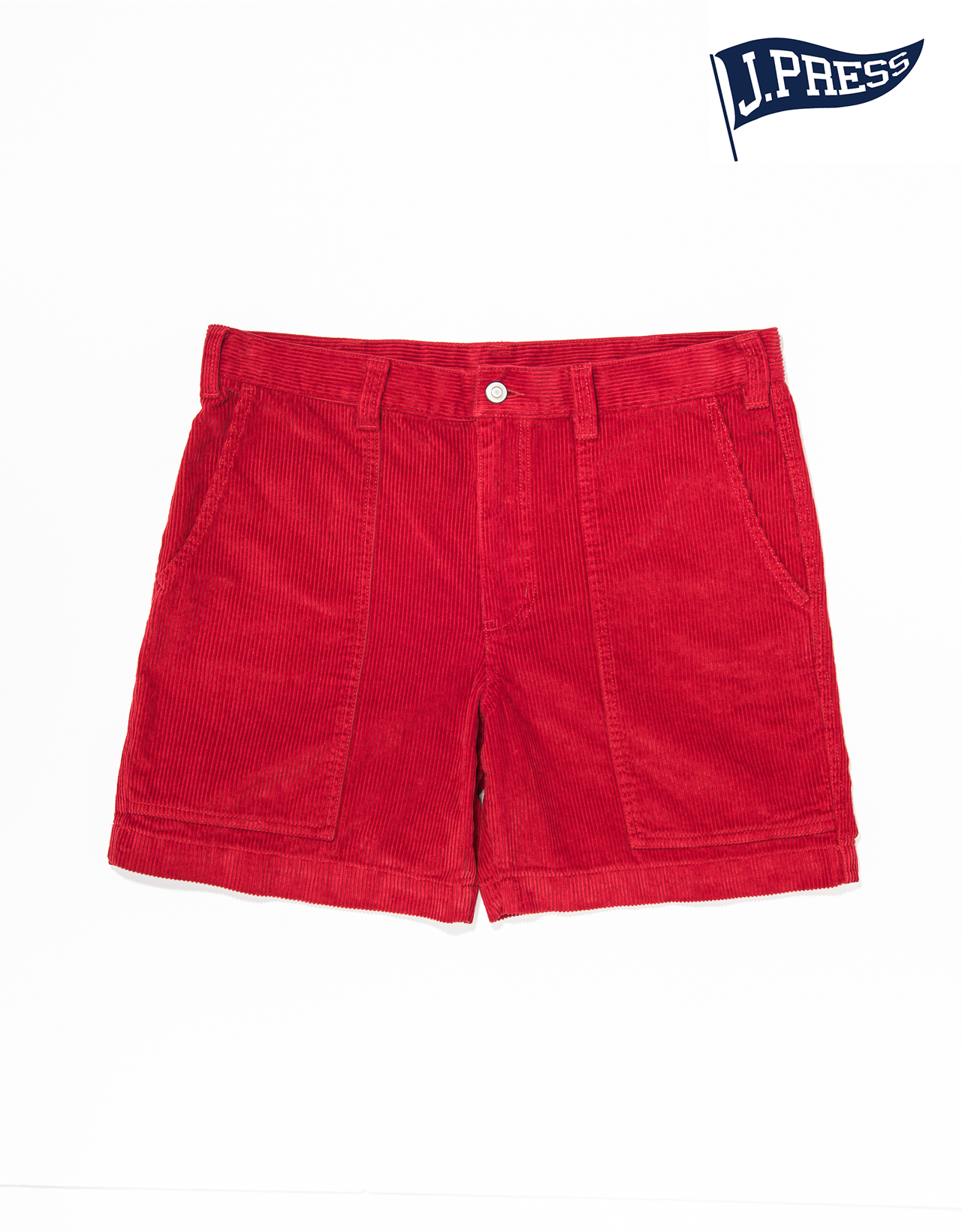CORDUROY SHORTS - RED