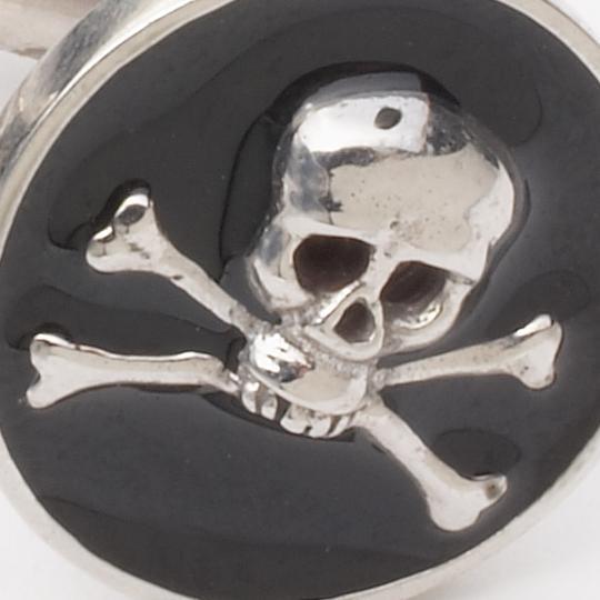 Skull Crossbones Silver