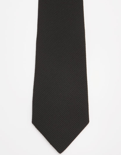 Grenadine Tie - Black | Men's Neck Ties & Clothing Accessories – J. PRESS