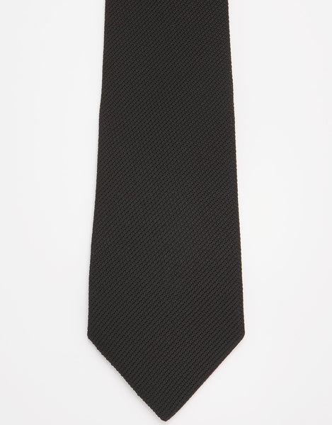 Grenadine Tie - Black | Men's Neck Ties & Clothing Accessories