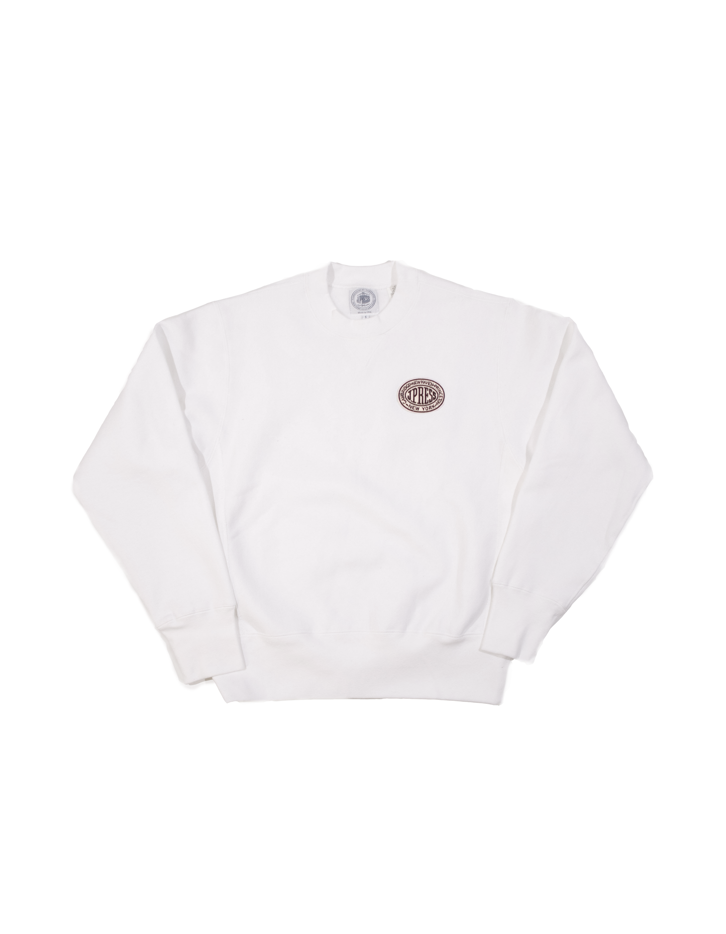 Vintage J. Press Logo Sweatshirt - White | Men's Dress Clothes – J. PRESS