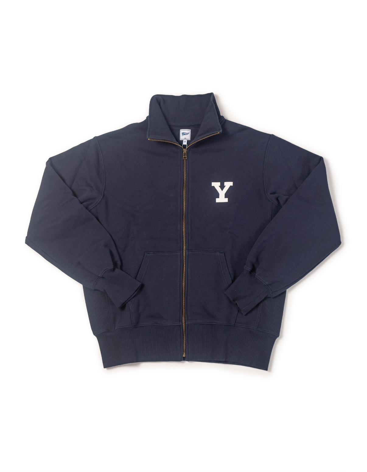 YALE FRONT ZIP UP JACKET NAVY J. PRESS