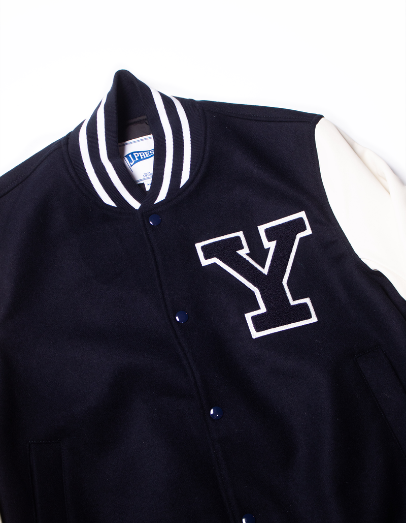 YALE VARSITY JACKET NAVY